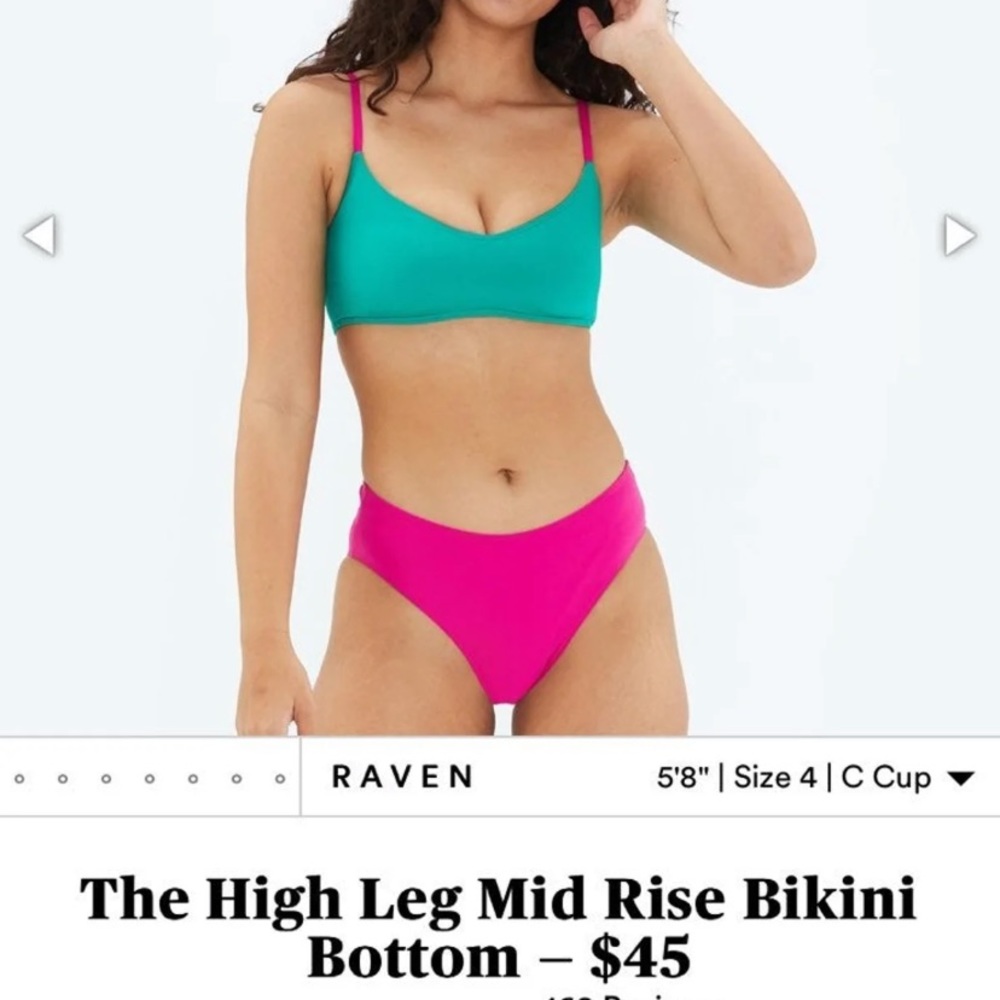Summersalt High Leg Bikini Swim Bottom 12